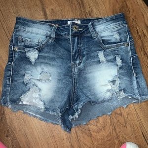 Jean shorts